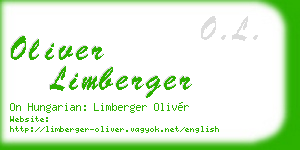 oliver limberger business card